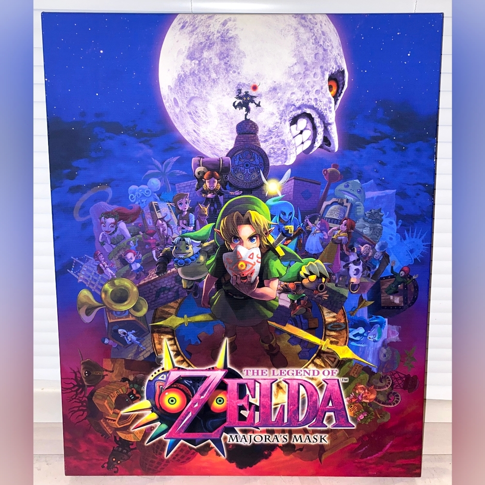 ***SOLD***The Legend of Zelda: Majora's Mask Multicolor Wall Decor Gaming Canvas